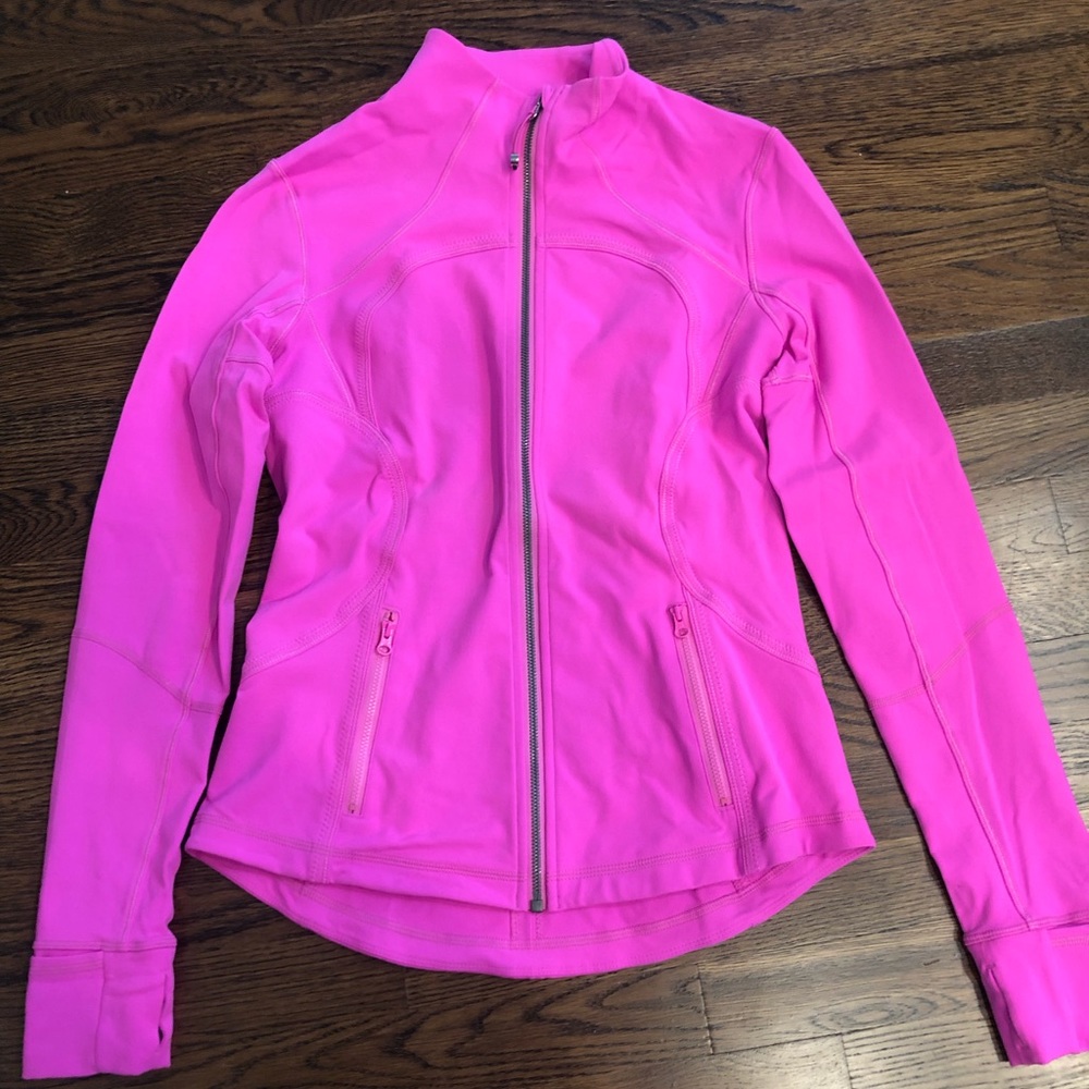 Lululemon hot pink size 8 define jacket